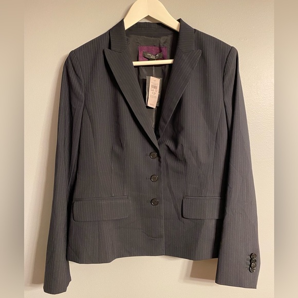 Petite Sabine Color Pinstripe Jacket - Picture 1 of 3